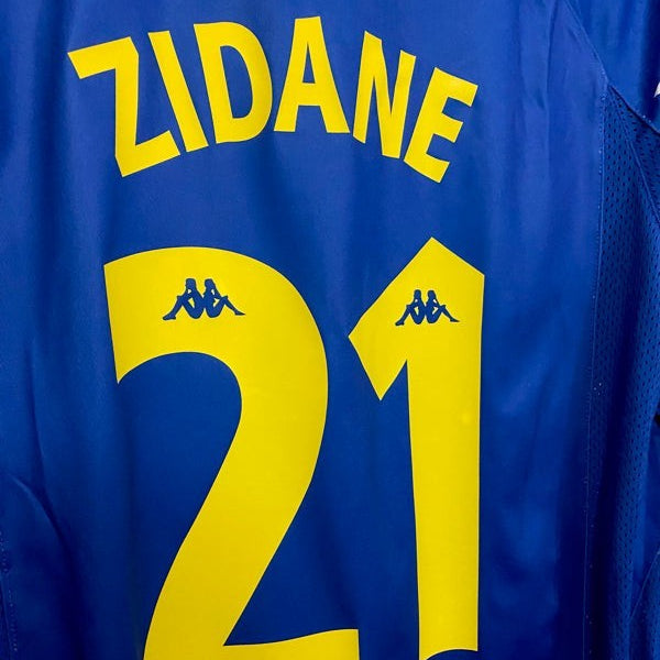 Zidane 21 Juventus Away 1997/1998 Serie A retro football shirt