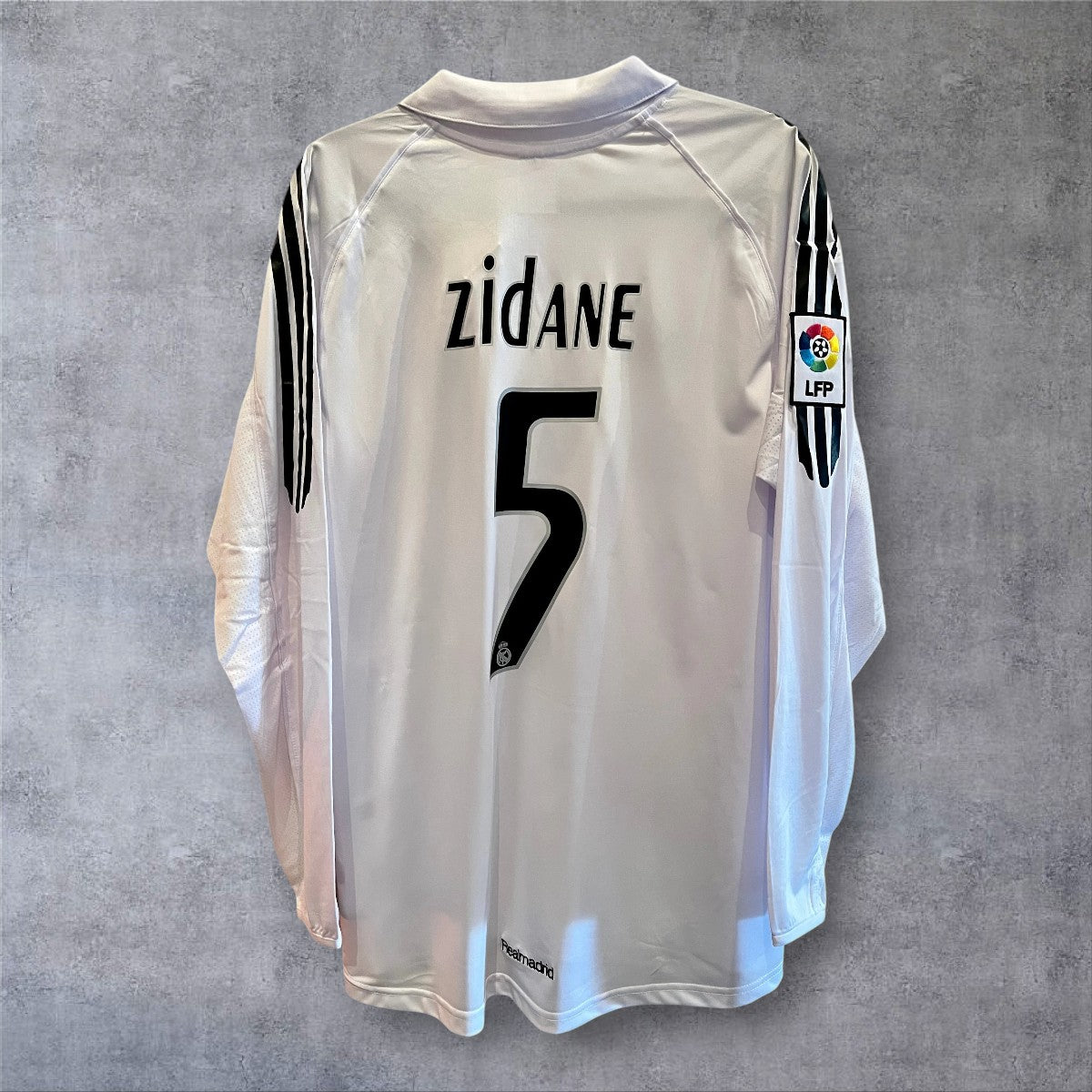 Zidane 5 Real Madrid Home 2005/06 La Liga retro football shirt