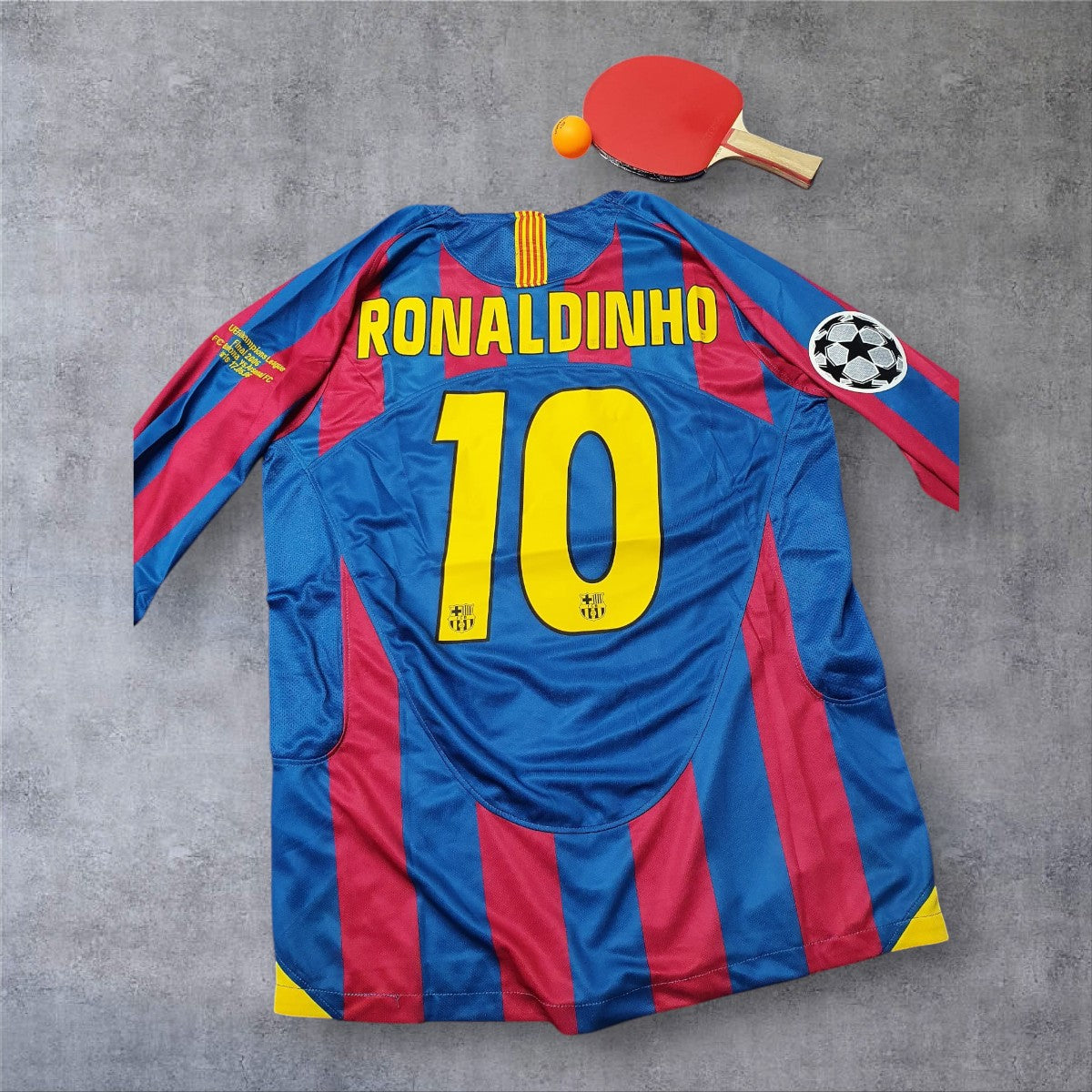 Ronaldinho 10 - Barcelona 2005/2006 Home Champions League Final
