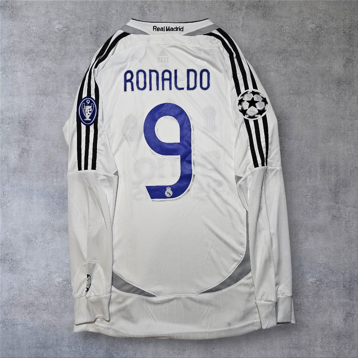 Ronaldo Nazario 9 - Real Madrid 2006/2007 Home Champions League