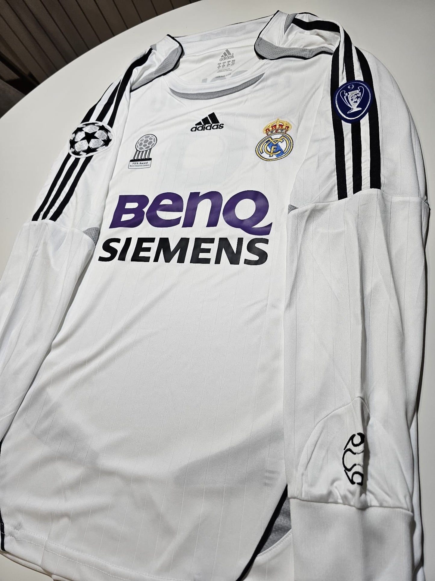 Ronaldo Nazario 9 - Real Madrid 2006/2007 Home Champions League