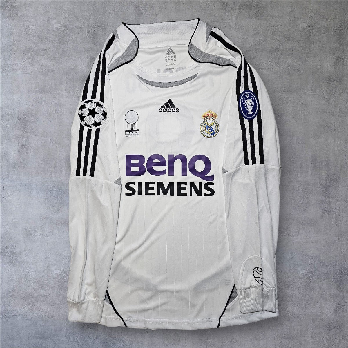 Ronaldo Nazario 9 - Real Madrid 2006/2007 Home Champions League