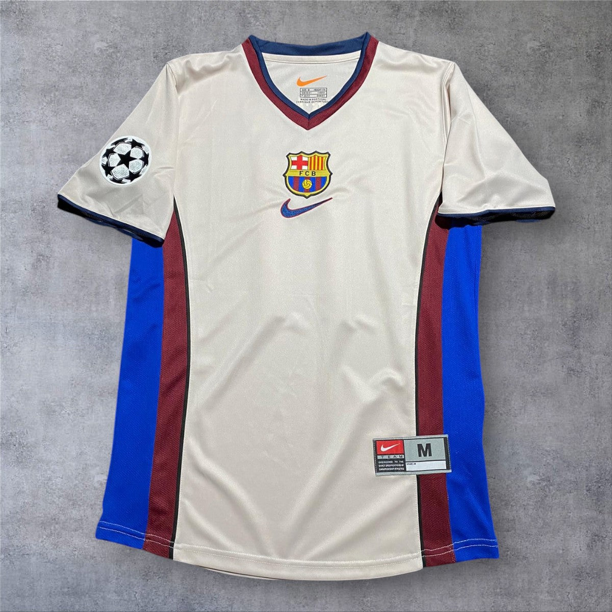 Rivaldo 11 Barcelona 1999/2000 Away Champions League retro football shirt