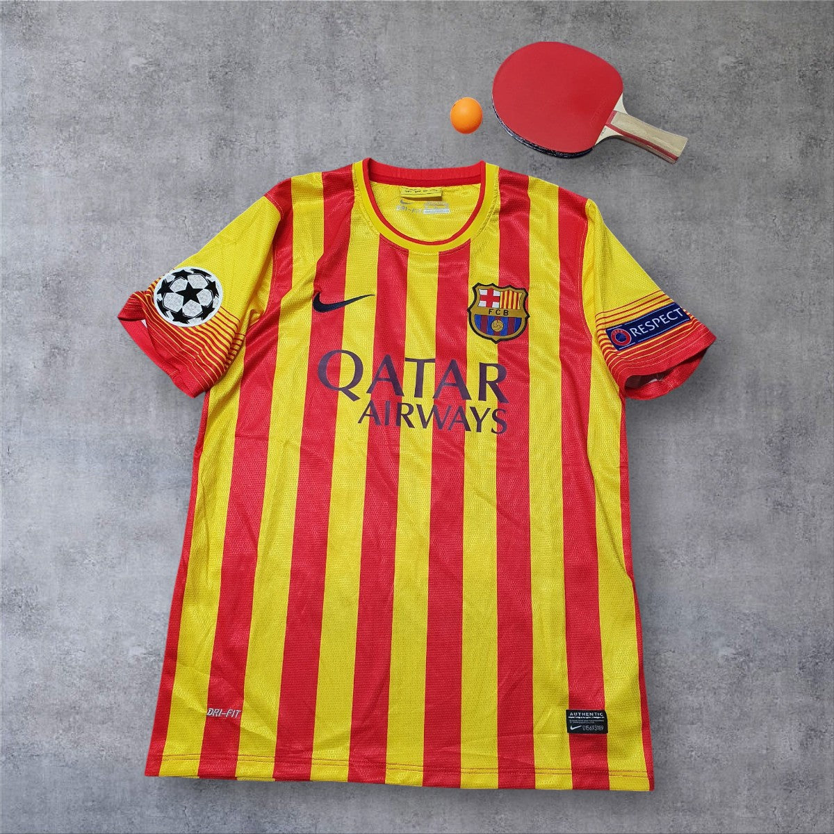 Neymar Jr 11 Barcelona 2013/2014 Away Champions League retro football shirt