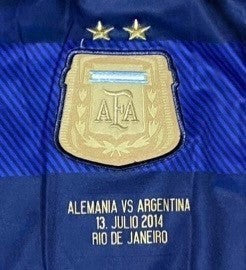 Messi 10 Argentina World Cup 2014 Brazil Final retro football shirt