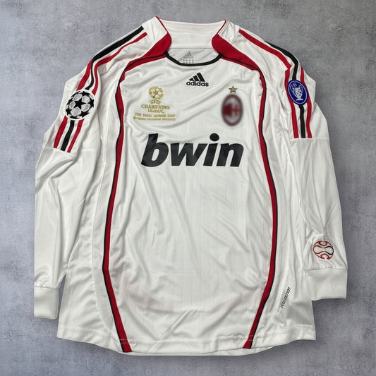 Maldini 3 Ac Milan 2007 Champions League Final Athens retro football shirt