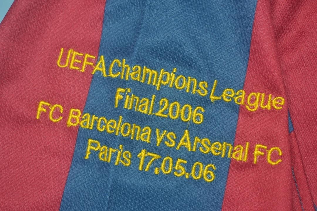 Eto'o 9 -Barcelona Home 2006 Final Champions League