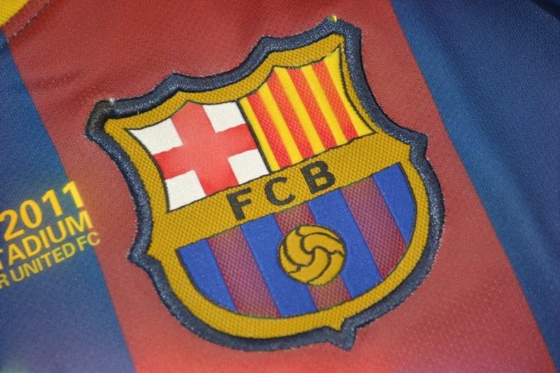 David Villa 7 - Barcelona Home 2010/11 Final Champions League