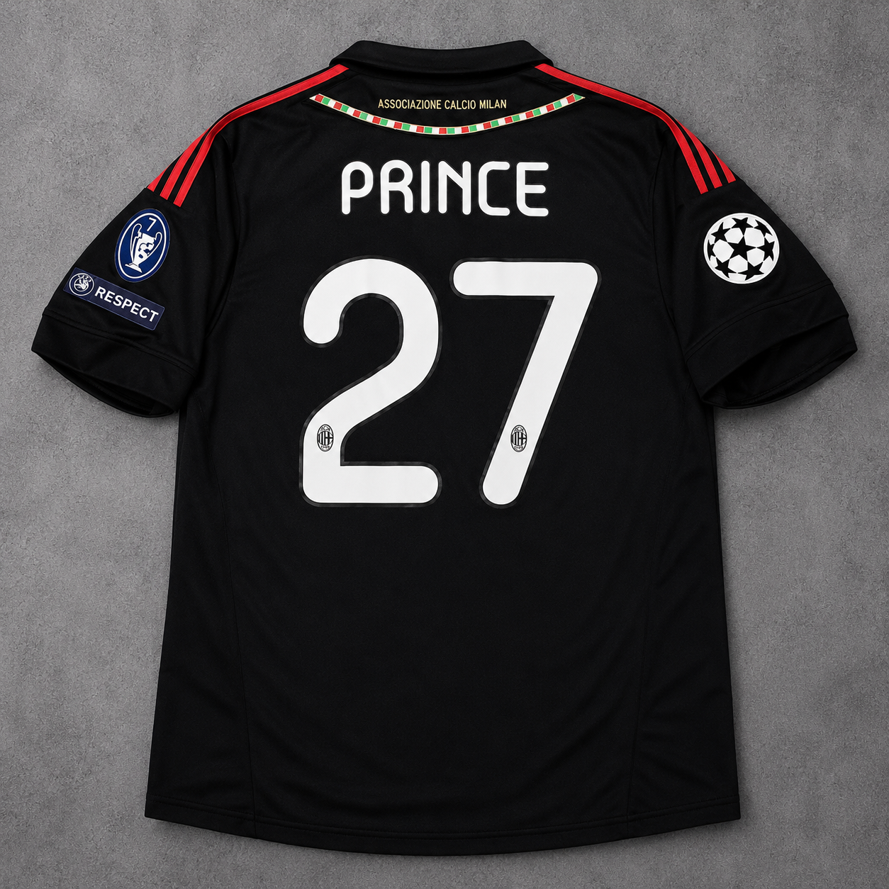 Kevin "Prince" Boateng 27- Milan Third Kit 2011-12 Champions League