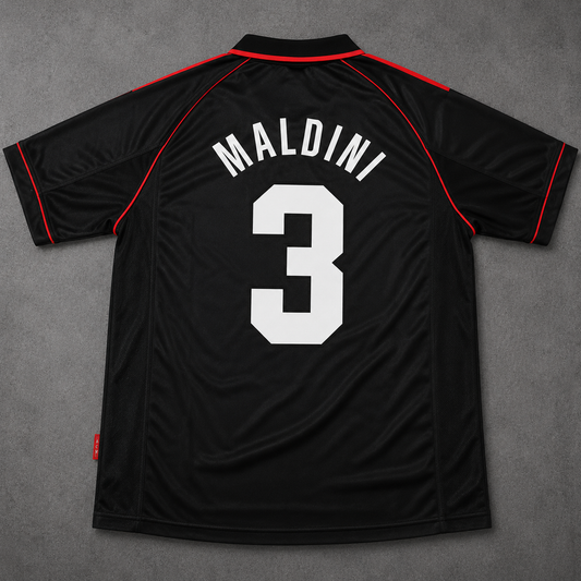 Maldini 3 - Milan Third Kit 1998/99 Serie A