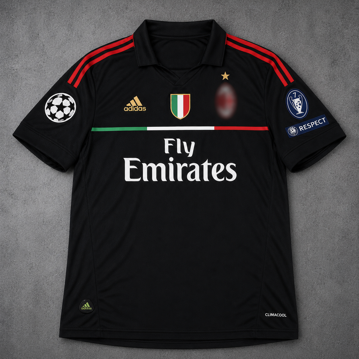 Kevin "Prince" Boateng 27- Milan Third Kit 2011-12 Champions League