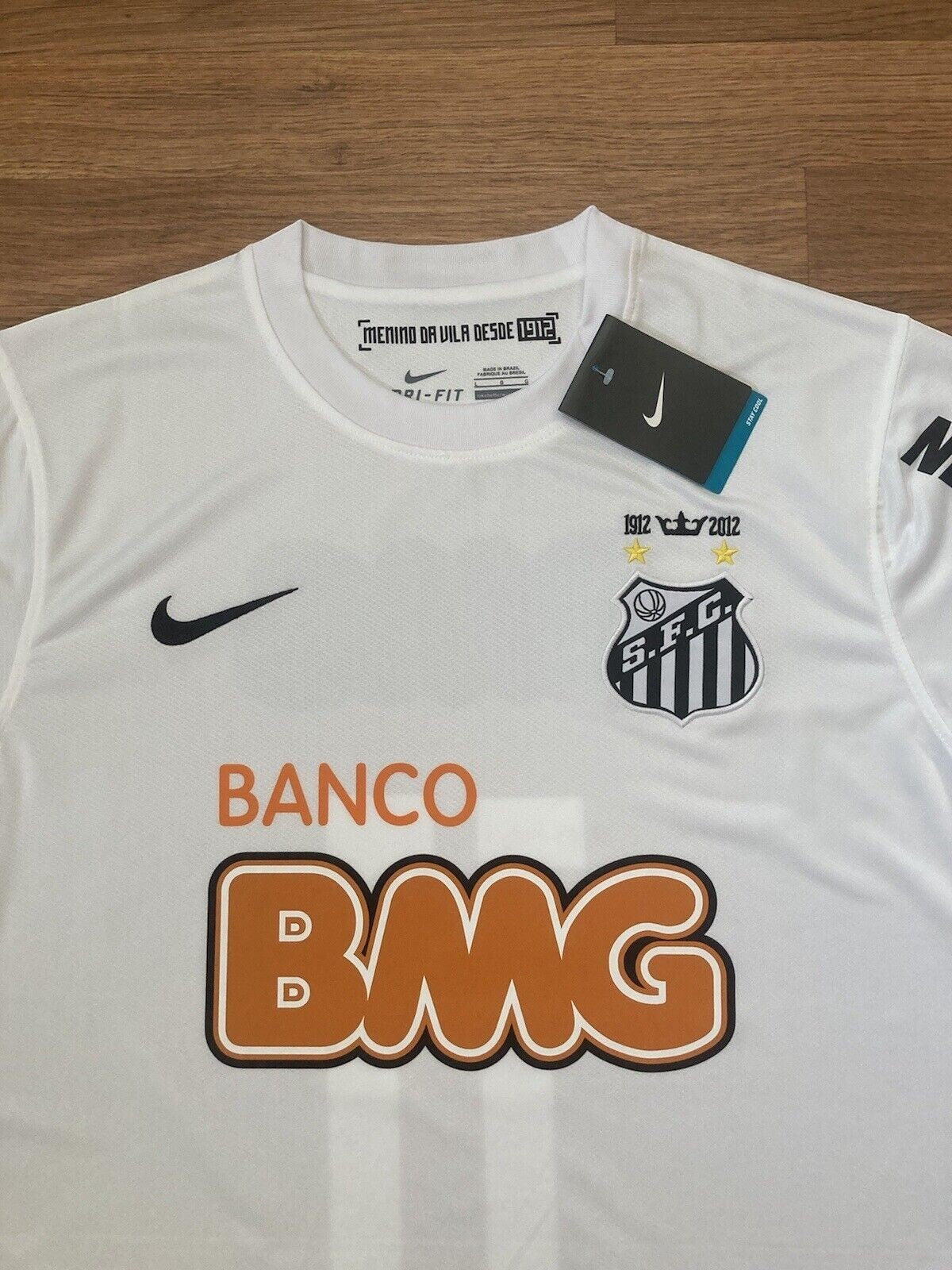 Neymar Jr 11 Santos Home 2011/12 retro football shirt