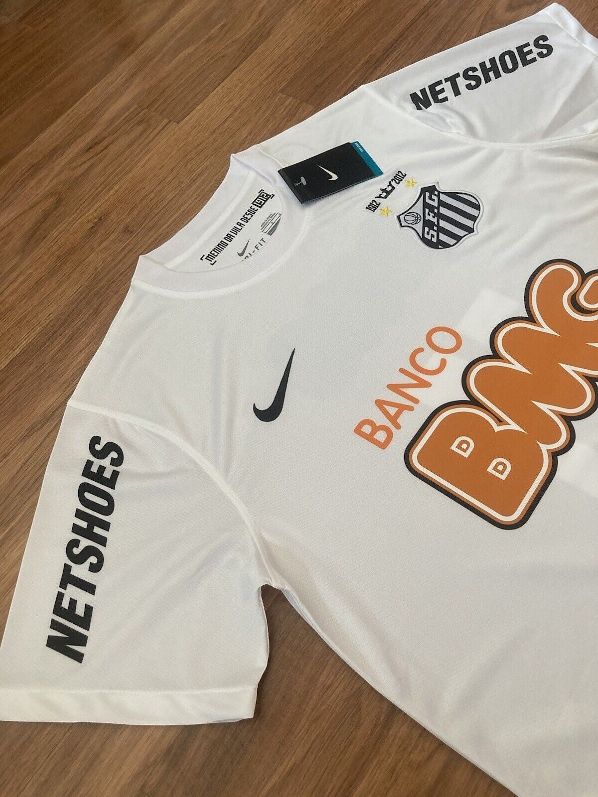 Neymar Jr 11 Santos Home 2011/12 retro football shirt