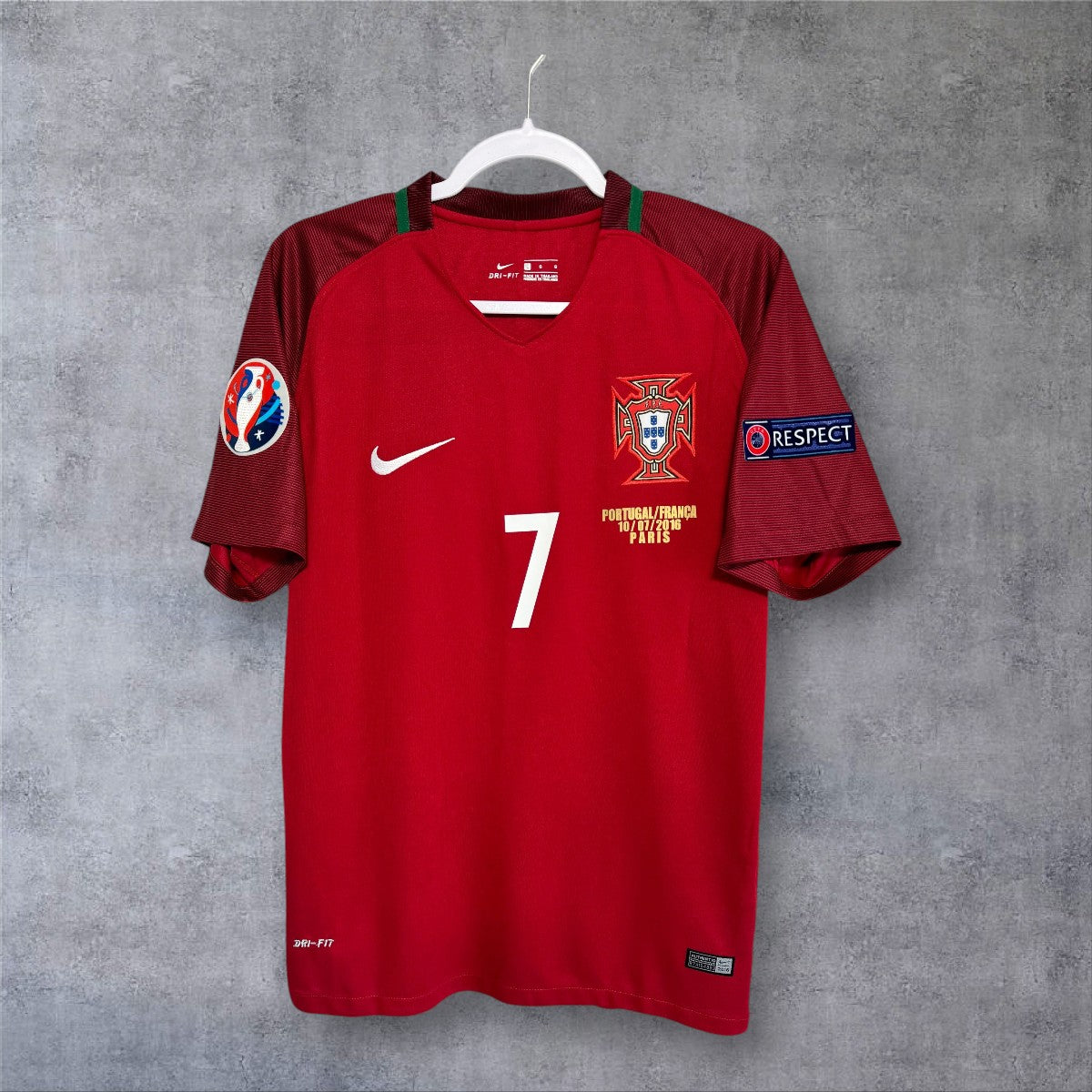 Ronaldo 7 - Portugal Home 2016 Euro Final