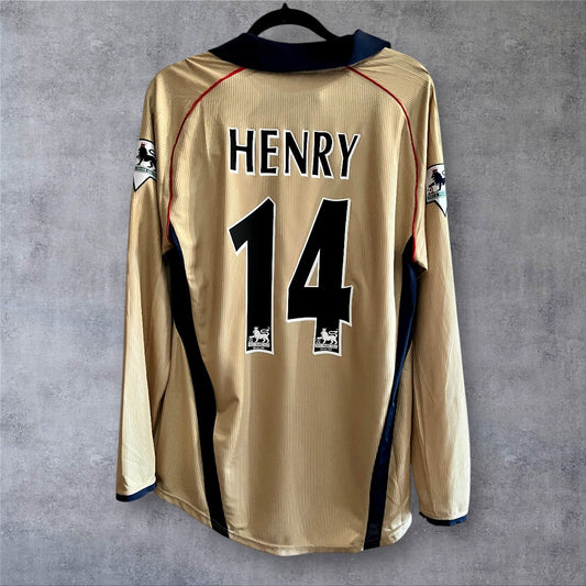 Henry 14 - Arsenal Away 2001/02 Premier League