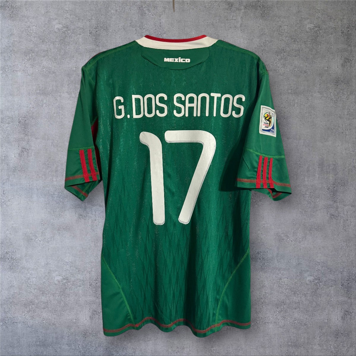 G.Dos Santos 17 - Mexico Home 2010 World Cup - COPIE