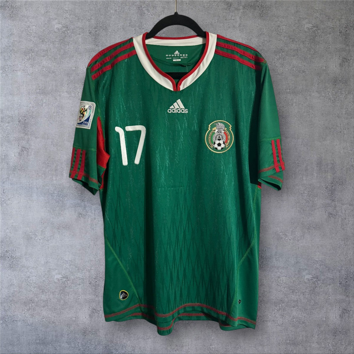 G.Dos Santos 17 - Mexico Home 2010 World Cup - COPIE