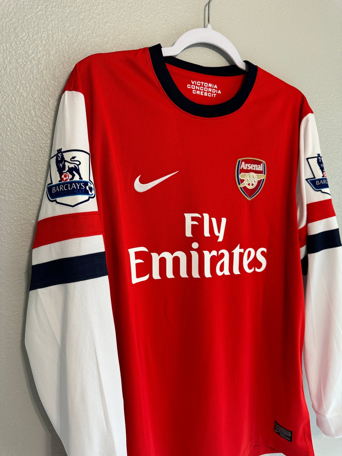 Walcott 14 Arsenal 2012/13 Home Premier League retro football shirt