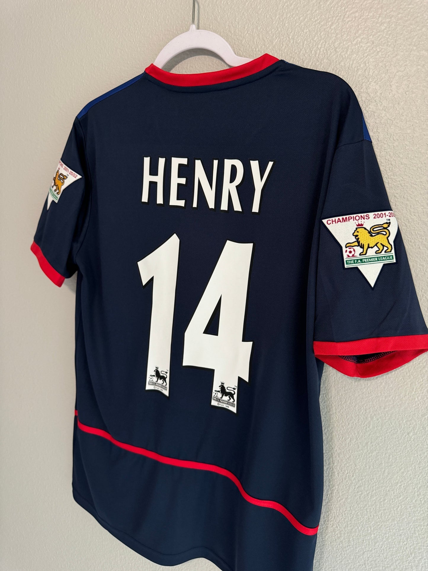 Henry 14 - Arsenal Away 2002/03 Premier League - COPIE
