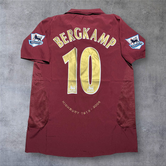 Bergkamp 10 - Arsenal Away 2005/06 Premier League