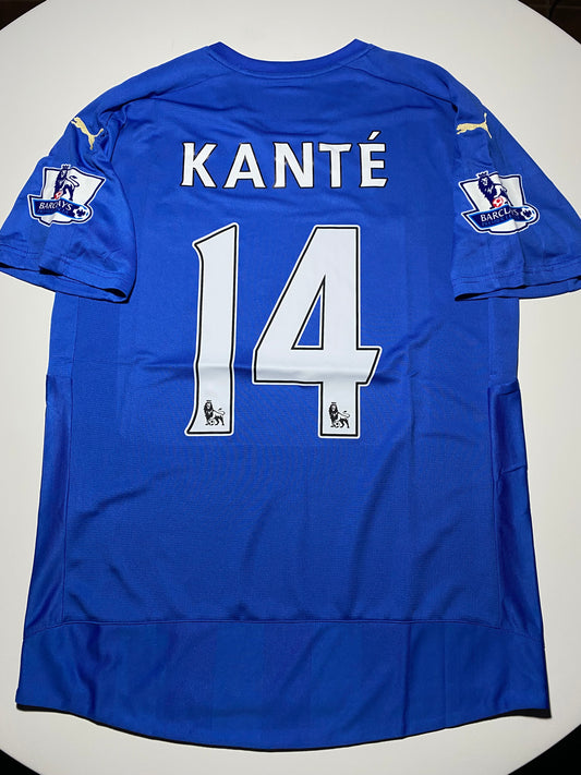 N'Golo Kante Leicester City 2015/16 Premier League retro football shirt