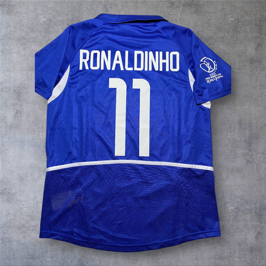 Ronaldinho 11 Brazil 2nd kit  -  World Cup 2002 Korea&Japan